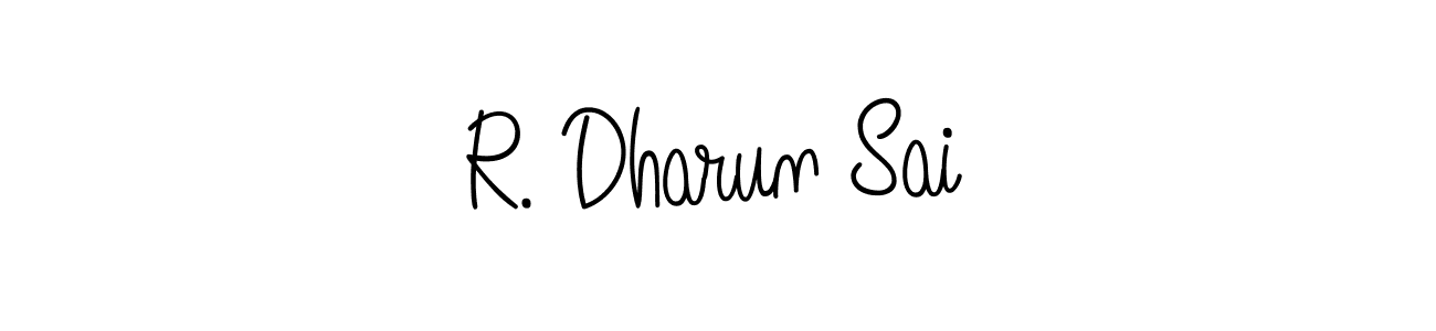R. Dharun Sai stylish signature style. Best Handwritten Sign (Angelique-Rose-font-FFP) for my name. Handwritten Signature Collection Ideas for my name R. Dharun Sai. R. Dharun Sai signature style 5 images and pictures png