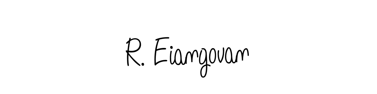It looks lik you need a new signature style for name R. Eiangovan. Design unique handwritten (Angelique-Rose-font-FFP) signature with our free signature maker in just a few clicks. R. Eiangovan signature style 5 images and pictures png