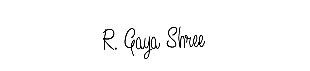 You can use this online signature creator to create a handwritten signature for the name R. Gaya Shree. This is the best online autograph maker. R. Gaya Shree signature style 5 images and pictures png