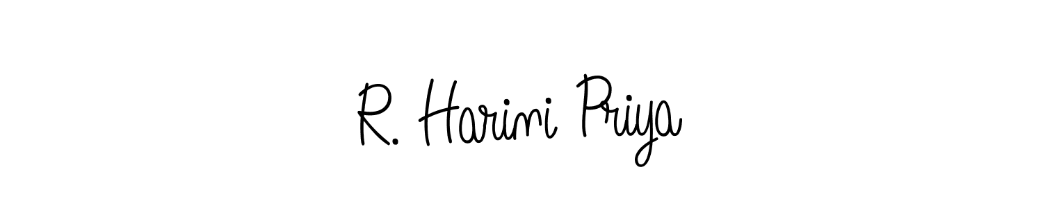 You can use this online signature creator to create a handwritten signature for the name R. Harini Priya. This is the best online autograph maker. R. Harini Priya signature style 5 images and pictures png