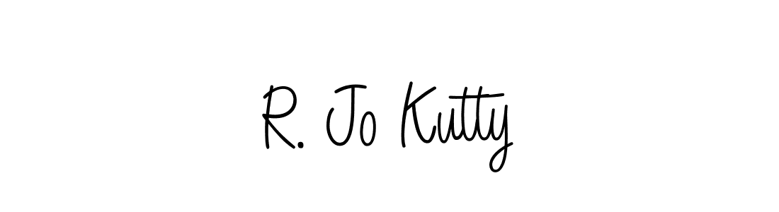 Similarly Angelique-Rose-font-FFP is the best handwritten signature design. Signature creator online .You can use it as an online autograph creator for name R. Jo Kutty. R. Jo Kutty signature style 5 images and pictures png