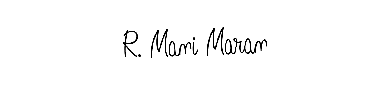 Make a beautiful signature design for name R. Mani Maran. Use this online signature maker to create a handwritten signature for free. R. Mani Maran signature style 5 images and pictures png