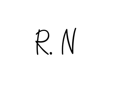 How to Draw R. N signature style? Angelique-Rose-font-FFP is a latest design signature styles for name R. N. R. N signature style 5 images and pictures png