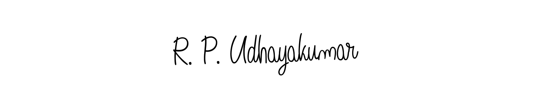R. P. Udhayakumar stylish signature style. Best Handwritten Sign (Angelique-Rose-font-FFP) for my name. Handwritten Signature Collection Ideas for my name R. P. Udhayakumar. R. P. Udhayakumar signature style 5 images and pictures png