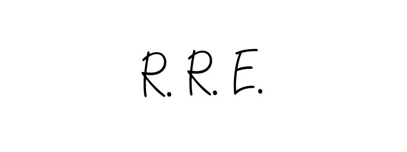 How to Draw R. R. E. signature style? Angelique-Rose-font-FFP is a latest design signature styles for name R. R. E.. R. R. E. signature style 5 images and pictures png