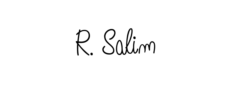 Best and Professional Signature Style for R. Salim. Angelique-Rose-font-FFP Best Signature Style Collection. R. Salim signature style 5 images and pictures png