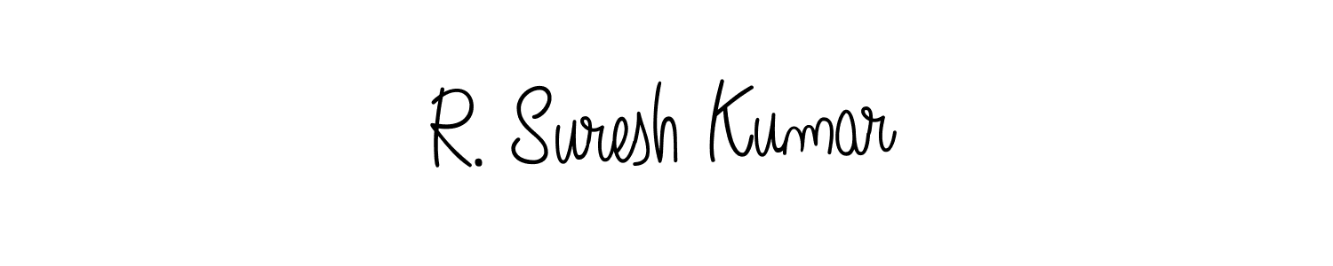 How to Draw R. Suresh Kumar signature style? Angelique-Rose-font-FFP is a latest design signature styles for name R. Suresh Kumar. R. Suresh Kumar signature style 5 images and pictures png