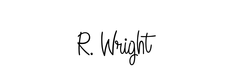 if you are searching for the best signature style for your name R. Wright. so please give up your signature search. here we have designed multiple signature styles  using Angelique-Rose-font-FFP. R. Wright signature style 5 images and pictures png