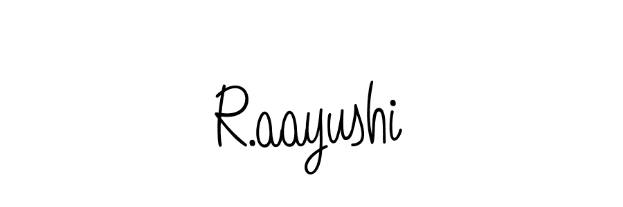 It looks lik you need a new signature style for name R.aayushi. Design unique handwritten (Angelique-Rose-font-FFP) signature with our free signature maker in just a few clicks. R.aayushi signature style 5 images and pictures png