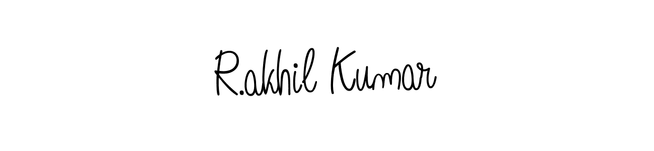 Make a beautiful signature design for name R.akhil Kumar. Use this online signature maker to create a handwritten signature for free. R.akhil Kumar signature style 5 images and pictures png