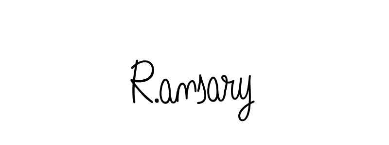 Angelique-Rose-font-FFP is a professional signature style that is perfect for those who want to add a touch of class to their signature. It is also a great choice for those who want to make their signature more unique. Get R.ansary name to fancy signature for free. R.ansary signature style 5 images and pictures png