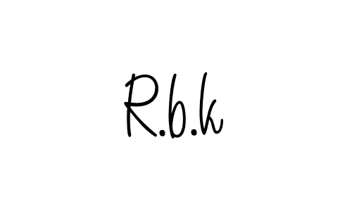 How to Draw R.b.k signature style? Angelique-Rose-font-FFP is a latest design signature styles for name R.b.k. R.b.k signature style 5 images and pictures png