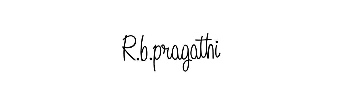 Make a beautiful signature design for name R.b.pragathi. Use this online signature maker to create a handwritten signature for free. R.b.pragathi signature style 5 images and pictures png