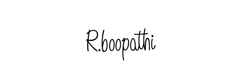 R.boopathi stylish signature style. Best Handwritten Sign (Angelique-Rose-font-FFP) for my name. Handwritten Signature Collection Ideas for my name R.boopathi. R.boopathi signature style 5 images and pictures png