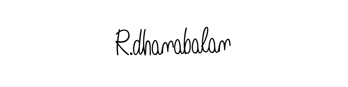 R.dhanabalan stylish signature style. Best Handwritten Sign (Angelique-Rose-font-FFP) for my name. Handwritten Signature Collection Ideas for my name R.dhanabalan. R.dhanabalan signature style 5 images and pictures png