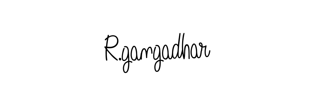 How to Draw R.gangadhar signature style? Angelique-Rose-font-FFP is a latest design signature styles for name R.gangadhar. R.gangadhar signature style 5 images and pictures png