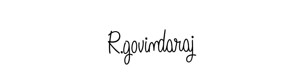 Design your own signature with our free online signature maker. With this signature software, you can create a handwritten (Angelique-Rose-font-FFP) signature for name R.govindaraj. R.govindaraj signature style 5 images and pictures png