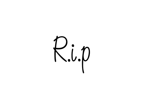 Create a beautiful signature design for name R.i.p. With this signature (Angelique-Rose-font-FFP) fonts, you can make a handwritten signature for free. R.i.p signature style 5 images and pictures png