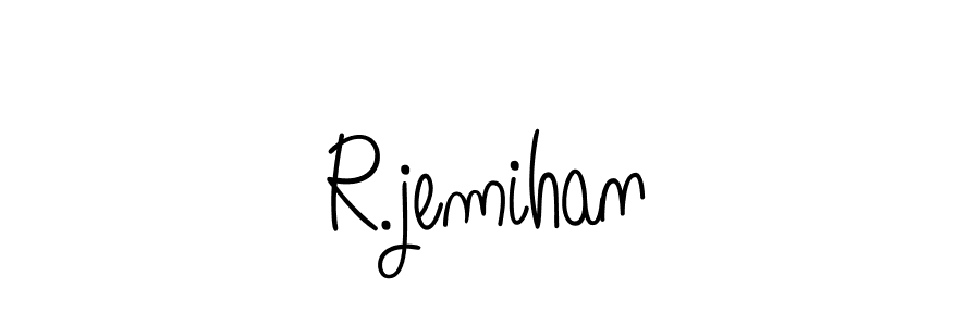 Create a beautiful signature design for name R.jemihan. With this signature (Angelique-Rose-font-FFP) fonts, you can make a handwritten signature for free. R.jemihan signature style 5 images and pictures png