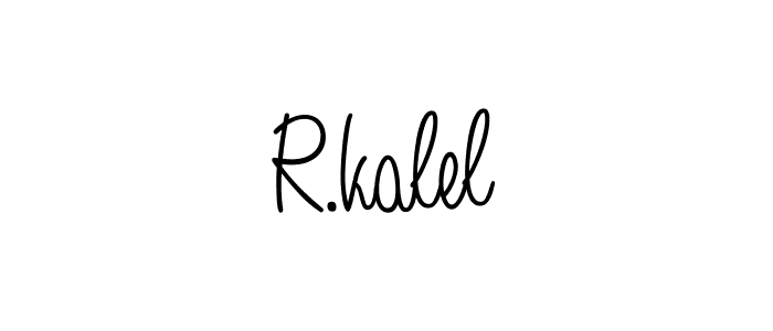 if you are searching for the best signature style for your name R.kalel. so please give up your signature search. here we have designed multiple signature styles  using Angelique-Rose-font-FFP. R.kalel signature style 5 images and pictures png