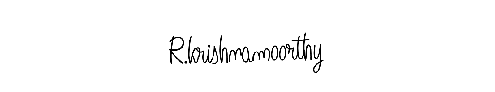 How to Draw R.krishnamoorthy signature style? Angelique-Rose-font-FFP is a latest design signature styles for name R.krishnamoorthy. R.krishnamoorthy signature style 5 images and pictures png