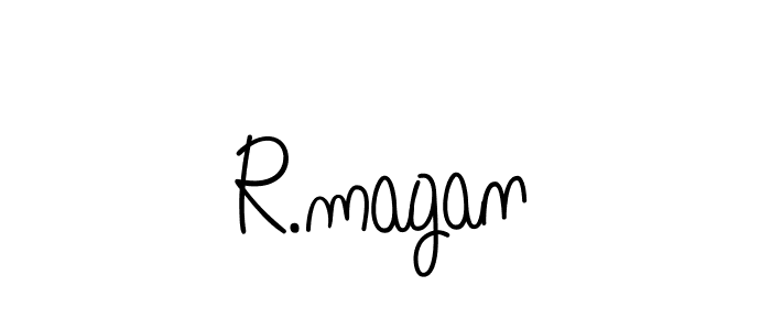 Also we have R.magan name is the best signature style. Create professional handwritten signature collection using Angelique-Rose-font-FFP autograph style. R.magan signature style 5 images and pictures png