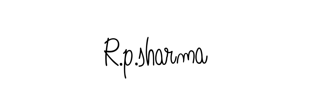 How to make R.p.sharma name signature. Use Angelique-Rose-font-FFP style for creating short signs online. This is the latest handwritten sign. R.p.sharma signature style 5 images and pictures png