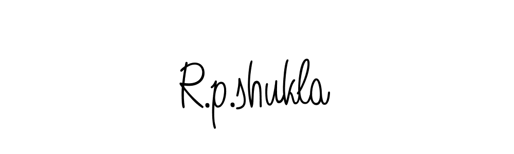 Create a beautiful signature design for name R.p.shukla. With this signature (Angelique-Rose-font-FFP) fonts, you can make a handwritten signature for free. R.p.shukla signature style 5 images and pictures png