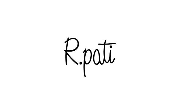Make a beautiful signature design for name R.pati. Use this online signature maker to create a handwritten signature for free. R.pati signature style 5 images and pictures png