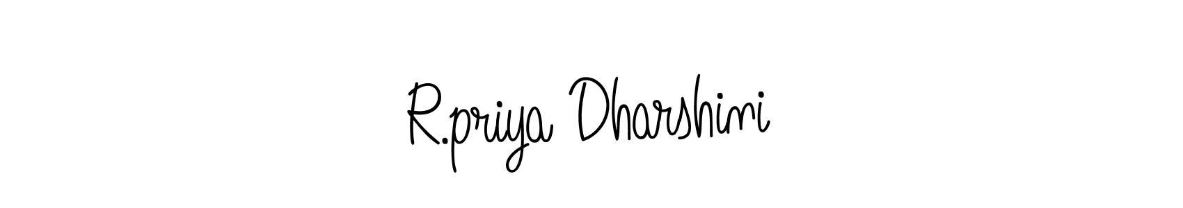 Also we have R.priya Dharshini name is the best signature style. Create professional handwritten signature collection using Angelique-Rose-font-FFP autograph style. R.priya Dharshini signature style 5 images and pictures png