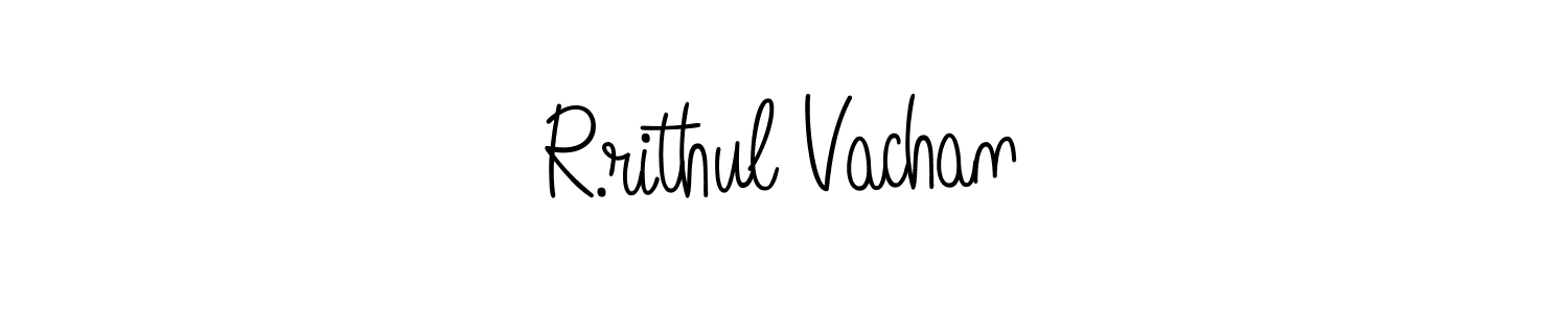 Make a beautiful signature design for name R.rithul Vachan. Use this online signature maker to create a handwritten signature for free. R.rithul Vachan signature style 5 images and pictures png