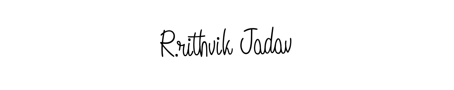 How to Draw R.rithvik Jadav signature style? Angelique-Rose-font-FFP is a latest design signature styles for name R.rithvik Jadav. R.rithvik Jadav signature style 5 images and pictures png