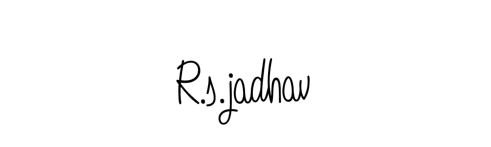 Also we have R.s.jadhav name is the best signature style. Create professional handwritten signature collection using Angelique-Rose-font-FFP autograph style. R.s.jadhav signature style 5 images and pictures png