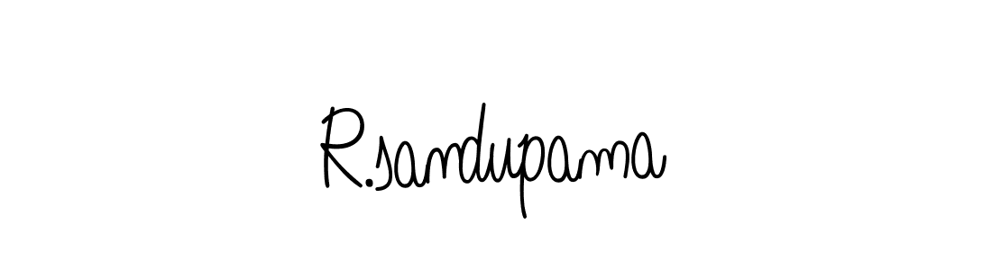 Best and Professional Signature Style for R.sandupama. Angelique-Rose-font-FFP Best Signature Style Collection. R.sandupama signature style 5 images and pictures png