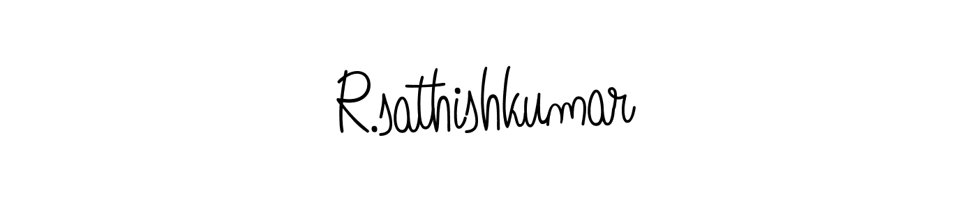 Design your own signature with our free online signature maker. With this signature software, you can create a handwritten (Angelique-Rose-font-FFP) signature for name R.sathishkumar. R.sathishkumar signature style 5 images and pictures png