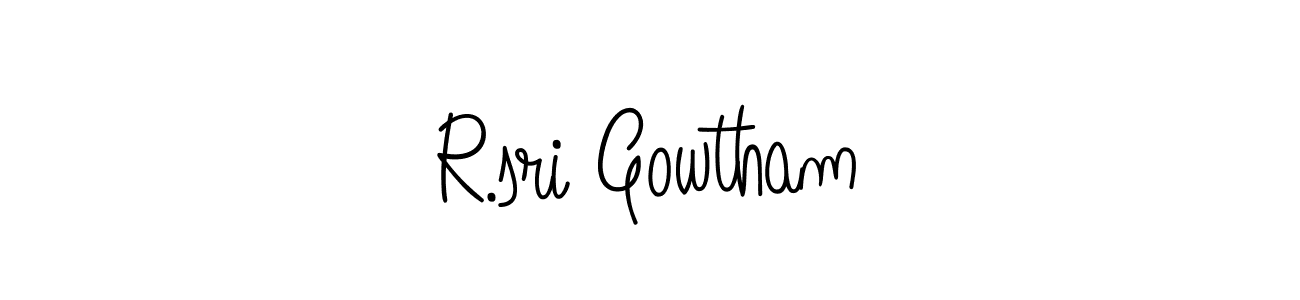 Make a beautiful signature design for name R.sri Gowtham. Use this online signature maker to create a handwritten signature for free. R.sri Gowtham signature style 5 images and pictures png