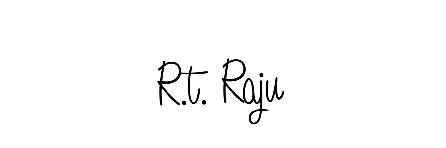 Check out images of Autograph of R.t. Raju name. Actor R.t. Raju Signature Style. Angelique-Rose-font-FFP is a professional sign style online. R.t. Raju signature style 5 images and pictures png