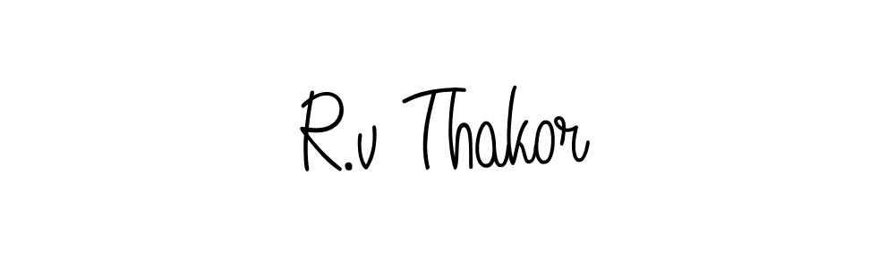 Similarly Angelique-Rose-font-FFP is the best handwritten signature design. Signature creator online .You can use it as an online autograph creator for name R.v Thakor. R.v Thakor signature style 5 images and pictures png