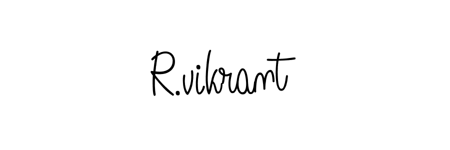 R.vikrant stylish signature style. Best Handwritten Sign (Angelique-Rose-font-FFP) for my name. Handwritten Signature Collection Ideas for my name R.vikrant. R.vikrant signature style 5 images and pictures png