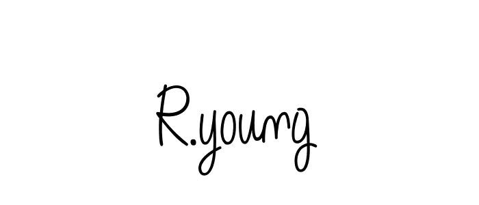 How to Draw R.young signature style? Angelique-Rose-font-FFP is a latest design signature styles for name R.young. R.young signature style 5 images and pictures png