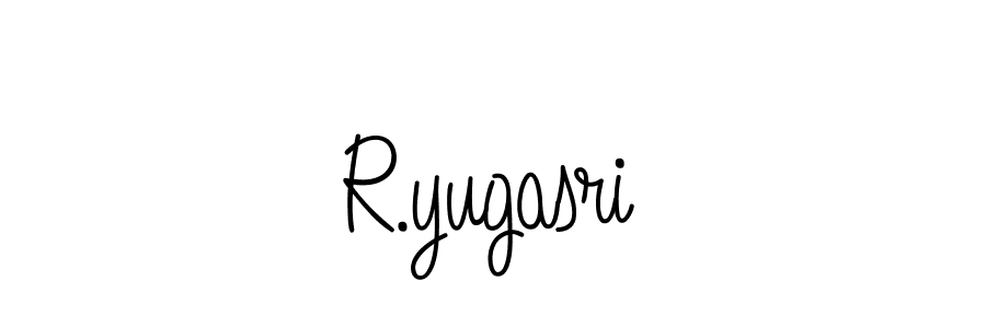 R.yugasri stylish signature style. Best Handwritten Sign (Angelique-Rose-font-FFP) for my name. Handwritten Signature Collection Ideas for my name R.yugasri. R.yugasri signature style 5 images and pictures png