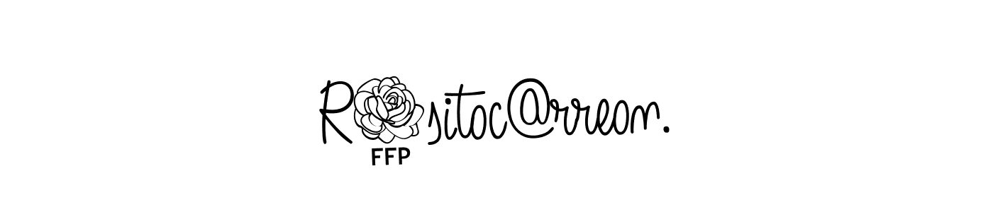 Design your own signature with our free online signature maker. With this signature software, you can create a handwritten (Angelique-Rose-font-FFP) signature for name R0sitoc@rreon.. R0sitoc@rreon. signature style 5 images and pictures png