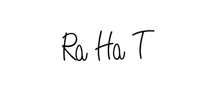 The best way (Angelique-Rose-font-FFP) to make a short signature is to pick only two or three words in your name. The name Ra Ha T include a total of six letters. For converting this name. Ra Ha T signature style 5 images and pictures png