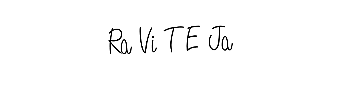 How to Draw Ra Vi T E Ja signature style? Angelique-Rose-font-FFP is a latest design signature styles for name Ra Vi T E Ja. Ra Vi T E Ja signature style 5 images and pictures png