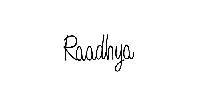 Best and Professional Signature Style for Raadhya. Angelique-Rose-font-FFP Best Signature Style Collection. Raadhya signature style 5 images and pictures png