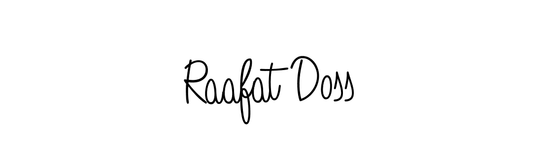 This is the best signature style for the Raafat Doss name. Also you like these signature font (Angelique-Rose-font-FFP). Mix name signature. Raafat Doss signature style 5 images and pictures png