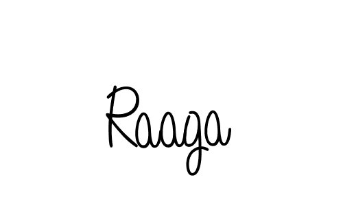 Design your own signature with our free online signature maker. With this signature software, you can create a handwritten (Angelique-Rose-font-FFP) signature for name Raaga. Raaga signature style 5 images and pictures png