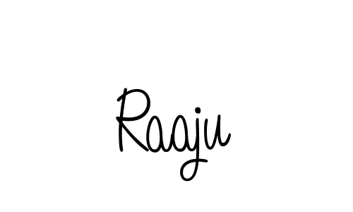 Use a signature maker to create a handwritten signature online. With this signature software, you can design (Angelique-Rose-font-FFP) your own signature for name Raaju. Raaju signature style 5 images and pictures png