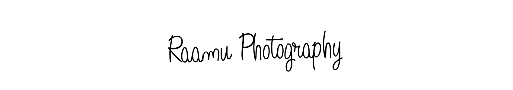 Make a beautiful signature design for name Raamu Photography. Use this online signature maker to create a handwritten signature for free. Raamu Photography signature style 5 images and pictures png