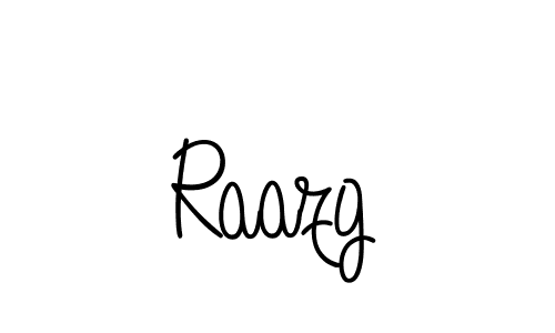 Create a beautiful signature design for name Raazg. With this signature (Angelique-Rose-font-FFP) fonts, you can make a handwritten signature for free. Raazg signature style 5 images and pictures png